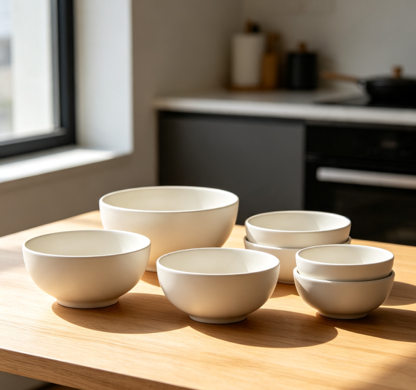 Modern Ceramic Bowl Set for Everyday Dining